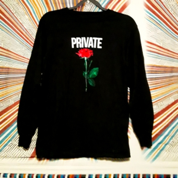 Forever 21 Men Small Longsleeve Black Teeshirt - Picture 3 of 9